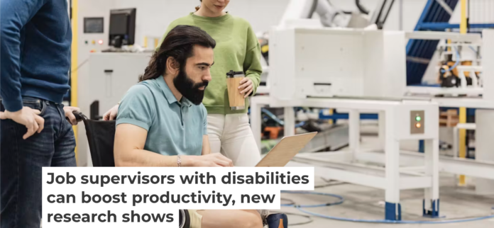 It can be easier to discuss your disability when your boss has one too. Westend61/Getty Images